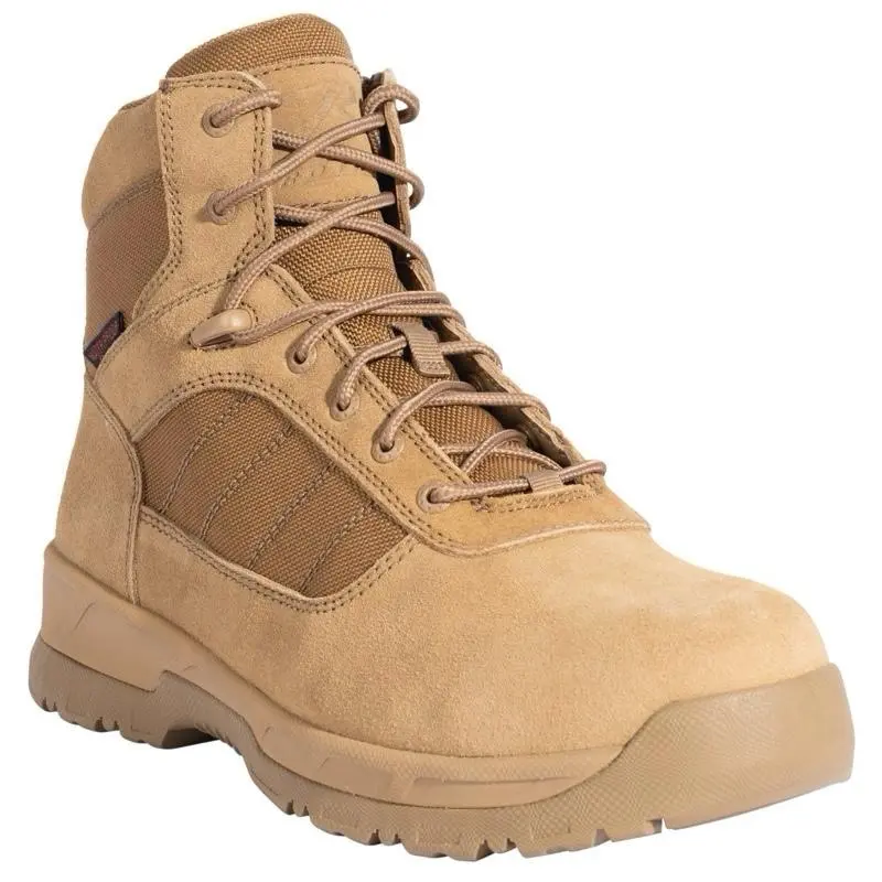 ROTHCO Guardian Men's 6-Inch Plain Toe Tactical Boots, Waterproof Leather and Nylon Lace-Up with Flexible EVA Midsole