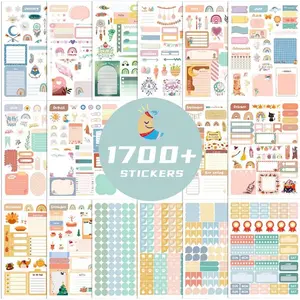 1700+ Planner Stickers - 24 Calendar Stickers Per Pack for Women to Add Colour and Interest to Your Schedule