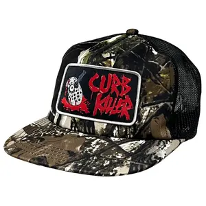 Heroin Skateboards Hat Curb Killer Snapback Camo