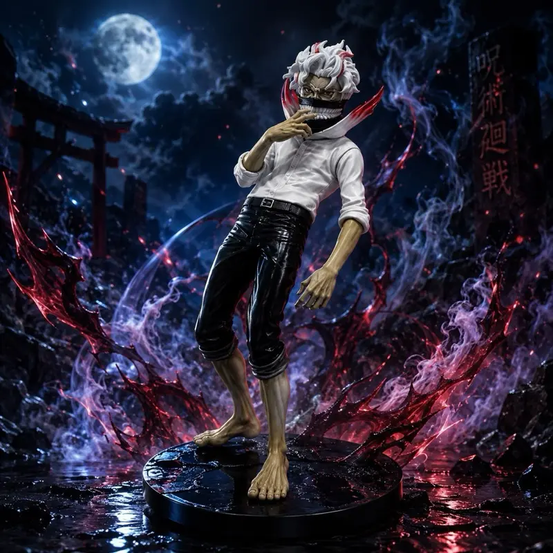 Cursed Spirit Anime Figure - White Hair Sash