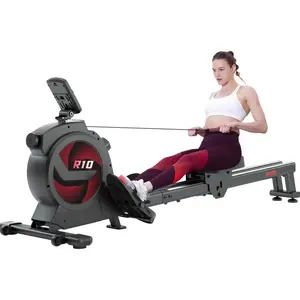 Ergonomic Seat Rowing Machine for Exercises At Home Fitness Rower Machine 350lb Weight Capacity Exercise Machines Dual Rail Gym
