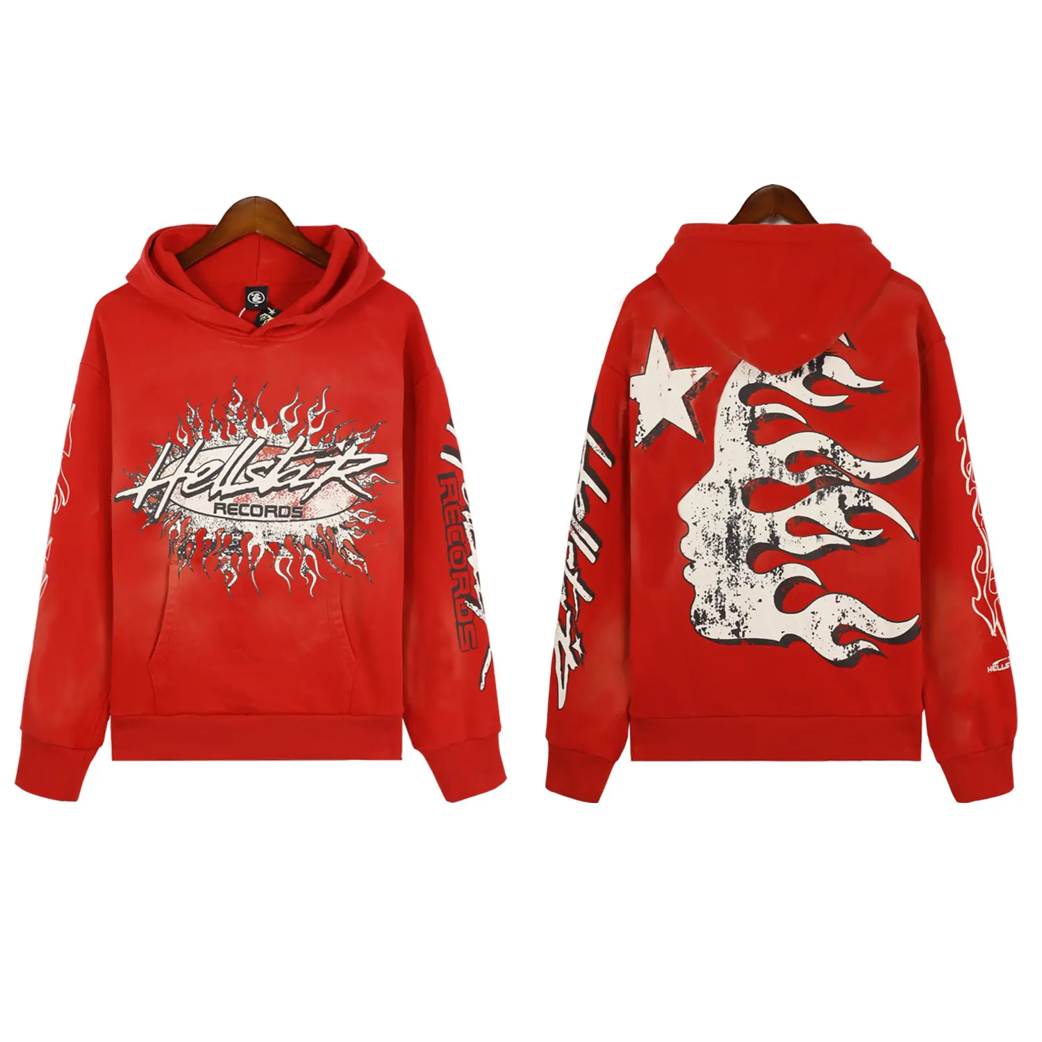 【 Cotton Hoodie 】 DY W05 Red