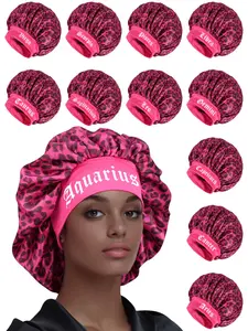 Multi-Purpose Women's Sleep Cap with Zodiac Print, Waterproof Design, Stretch Fit, Elastic, Available in Multiple Colors for Daily Use & Showers, Hair Cap, Sleeping Cap