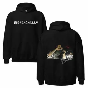 Bieberchella JTBB Coachella Concert 2026 Signature Hoodie - Premium Graphic Shirt for Pop Music Festival Fans, Unisex Soft Cotton T-Shirt, Classic Fit Casual Everyday Wear, Ideal Fan Gift