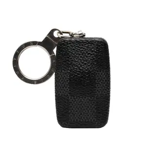 Pre-owned Louis Vuitton Canvas Small Leather Goods Astropill Damier Graphite Keyring Charm