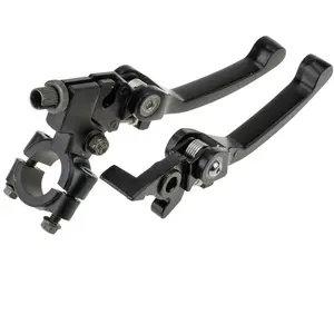 Black Chrome Clutch Brake Lever For 22mm 7/8 inch Handlebar,110cc,125cc,140cc,TTR 125cc,SSR,Apollo 125 Pit Dirt Bike,Motorcycle