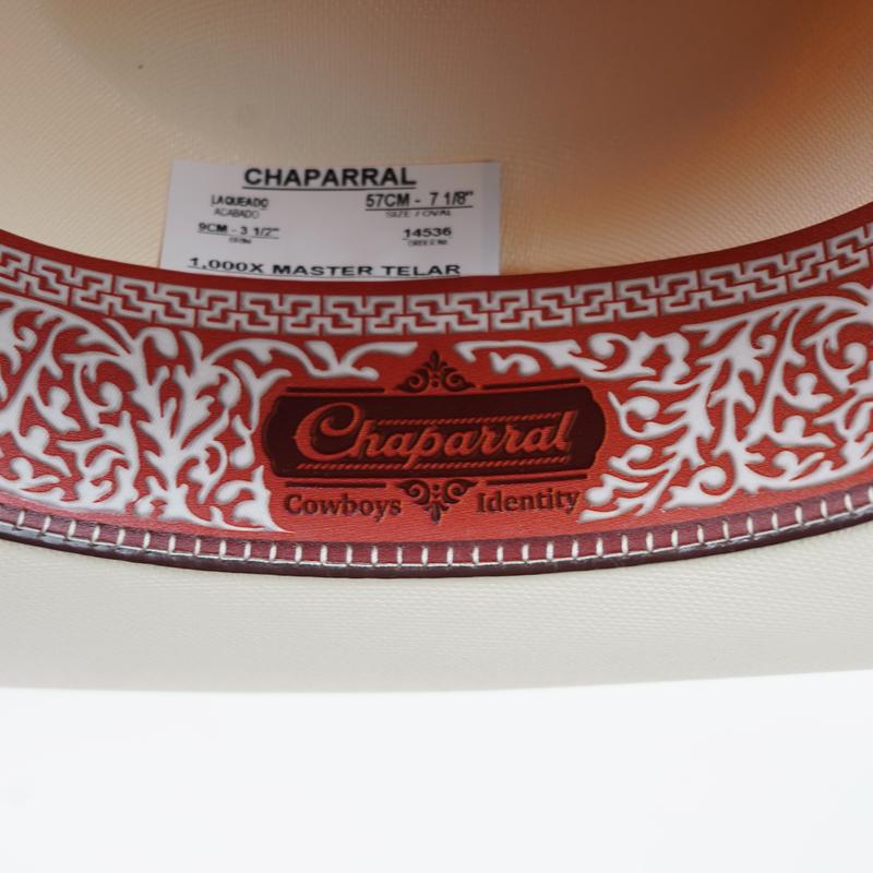 Tombstone Chaparral 1000X 3.5" Telar Brim Cowboy Hat Sombrero Short Crown 4 1/2" Estilo Panter