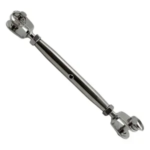 Adjustable-Length Turnbuckle for Mounting Hammock (Marine-Grade 304 Stainless Steel)