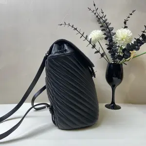 Pre-owned CHANEL SN22 V stitch backpack