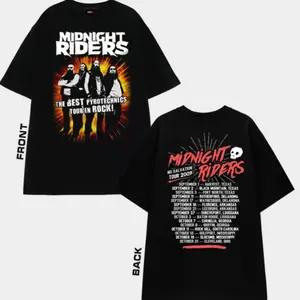 Left 4 Dead 2 Midnight Riders Tour '09 Double Sided Shirt, Video Game Shirt, Game Tee, Gift For Him