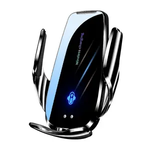 15W Car-Mounted Wireless Charger, Magic Clip Auto Induction Phone Holder with Smart Navigation Function, Automotive Electronic Accessory, Car-Mounted Wireless Chargers
