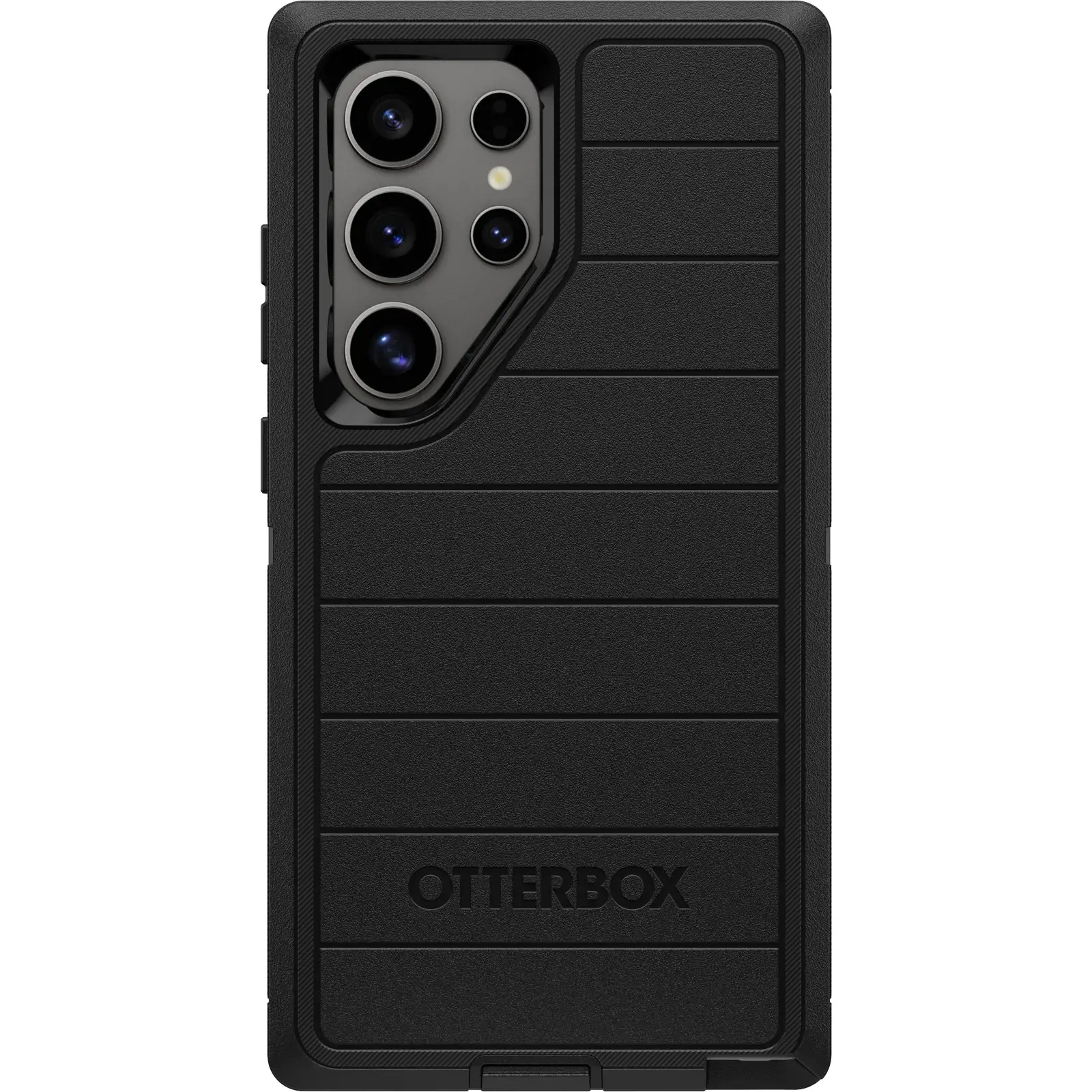 OtterBox Defender Series Pro Multi-Layer Rigid Rubber Cover for Samsung Galaxy S24 Ultra - Black, Rugged, Durable, Antimicrobial, Port Protection, Holster Clip Kickstand, Mobile Phone Accessory