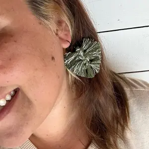 Macrame Variegated Leaf Earrings | Boho Accessory | Plant Lovers Casual Casual Casual