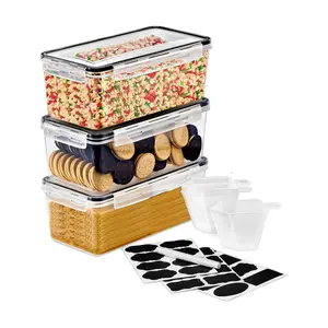 Sorbus Large Airtight Food Storage Containers 3-Pack with Lids