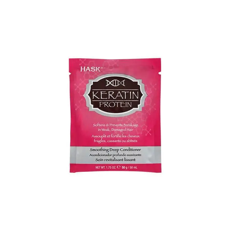Keratin Protein Deep Conditioner - Anti-Frizz Haircare Moisturizer for Damaged, Color & Chemically Treated Hair, Sulfate & Alcohol-Free Hydrating Repair Treatment, 1.75 oz, Sulfate-Free, Fragrance, Gluten Free