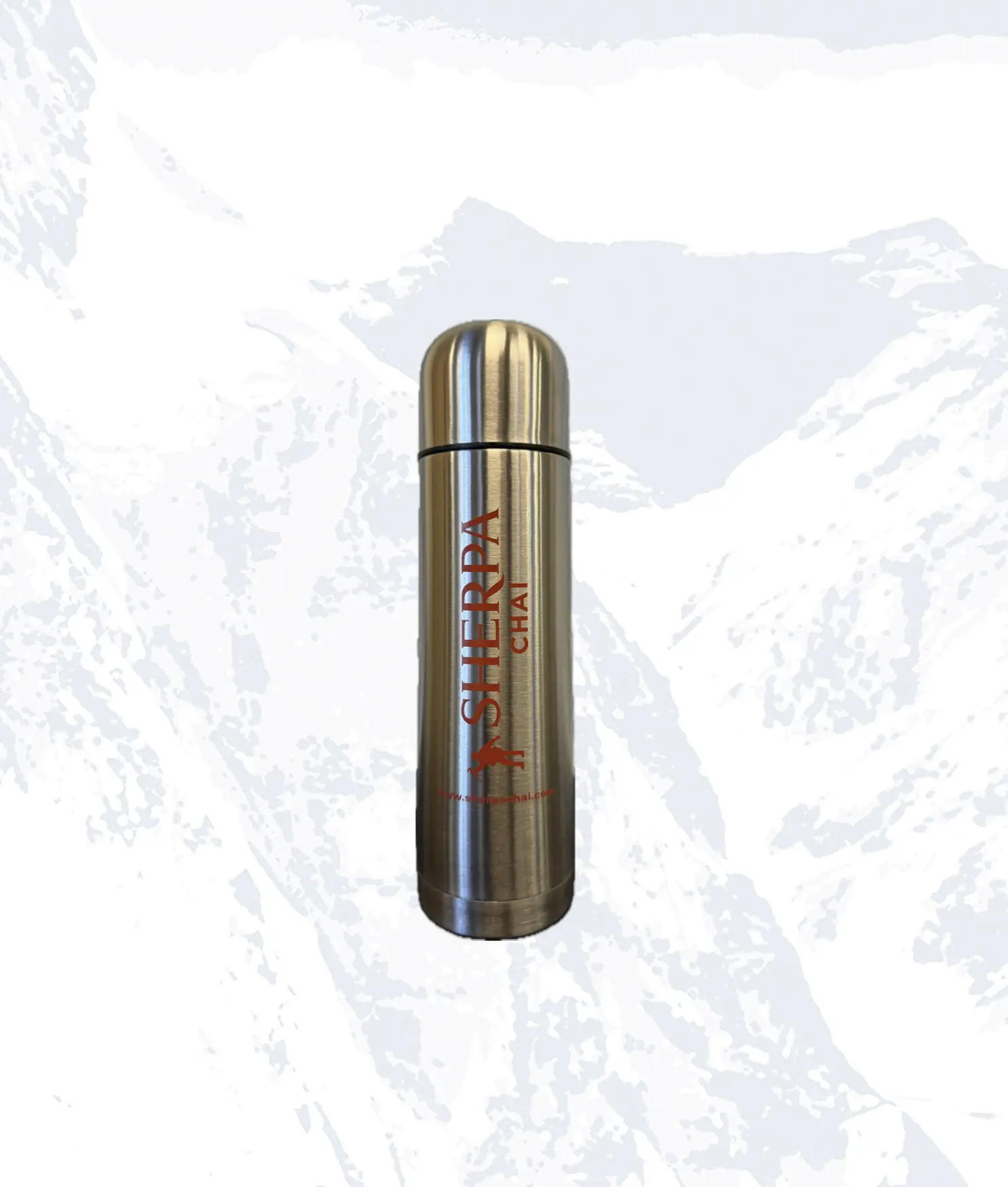 Sherpa Chai Silver Insulated Tumbler / Flask Thermos
