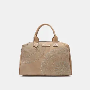 Nicole Lee USA rhinestone Decor Boston Bag