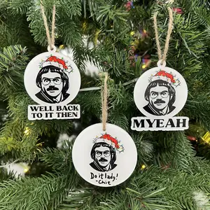 Do It Lady Christmas Ornament, Funny Christmas Ornament, Retro Comedy Christmas Keepsake, Funny Meme 2025, Parody Xmas, Meme Christmas Decor