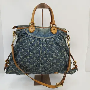 Pre-owned Louis Vuitton DENIM Shoulder Bags Monogram Neo Cabby GM KY02243