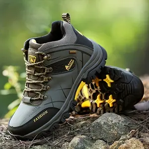 Men's Hiking Boots, Lightweight Wear-resistant Non-slip Durable Comfortable Boots For Outdoor Hiking Trekking Camping