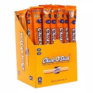 Chick O Stick Candy Bars | 8 Pack | Crunchy Peanut Butter Rolled In Toast Coconut | Peanut Butter Candy | .7 oz Bars | Pack of 8 Bars Snack Bonbon