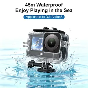 Waterproof Case for Dji Osmo Action 6, Durable Protective Cover, Essential Accessory for Dji Action6, Perfect Fit Dive Shell