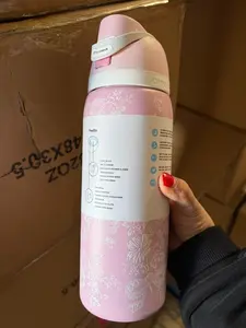 New Owala x Urban Outfitters - Ribbon Toile Owala Freesip 32oz Exclusive Bottle Cup, Tumbler Collection, Gifts