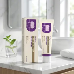 Tooth Refresh Natural Toothpaste for Coffee, Tea & Wine Stain Removal. Deep Cleaning Oral Care for Long-Lasting Fresh Breath & Enamel Support Gentle Daily Formula for a Brighter Smile & Complete Teeth Protection