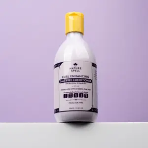 Nature Spell Curl Enhancing Conditioner 10.14 Fl Oz - Suitable for 3A to 4C Hair Types - Salt Free Conditioner