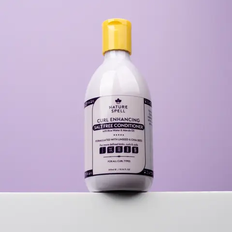 Nature Spell Curl Enhancing Conditioner 10.14 Fl Oz - Suitable for 3A to 4C Hair Types - Salt Free Conditioner