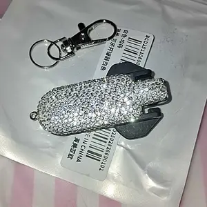 Diamond-Encrusted Can Opener, Dustproof Lid, Suitable for Cola, Beer, Soda, Aluminum Drink Cans, Easy-To-Use Ring Pull Opener