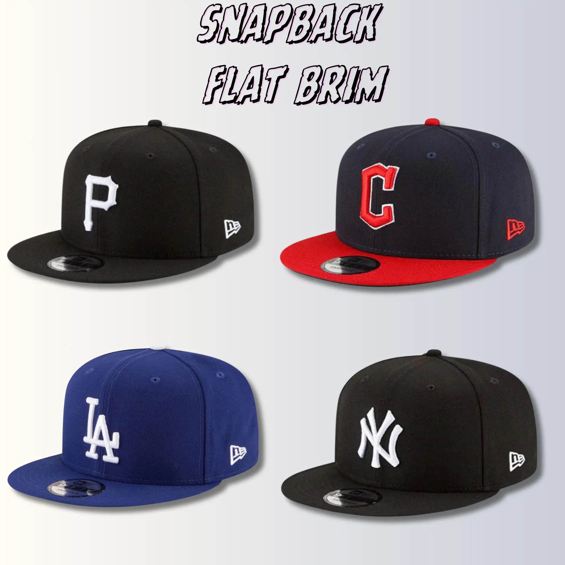 New Era MLB LA Dodgers NY Yankees Baseball Cap – 9FORTY Adjustable 59FIFTY Fitted Snapback Hat, Premium Embroidered Logo, Curved Brim, Gorras de Béisbol para Hombre y Mujer, Streetwear Urban Fashion, Vintage Sport Look