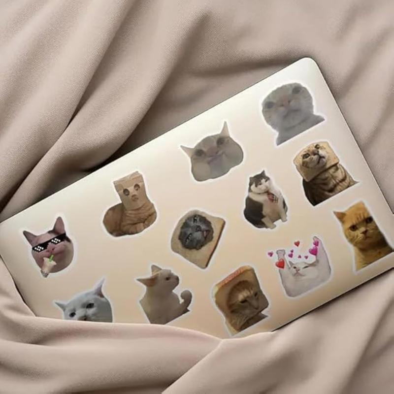 Stickers,Funny  Meme, Kawaii for Adults, Vinyl Stickers for Laptop Phone Guitar Water Bottles Luggage 50 count