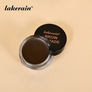 1 Piece Long-Lasting Eyebrow Pomade - Highly Pigmented, Waterproof & Smear-Proof, Creamy Smooth Formula for Natural Hair-Like Strokes - 6 Universal Shades for All Skin Tones - Sweat-Resistant & All-Day Wear Eyebrow Tinting Cream