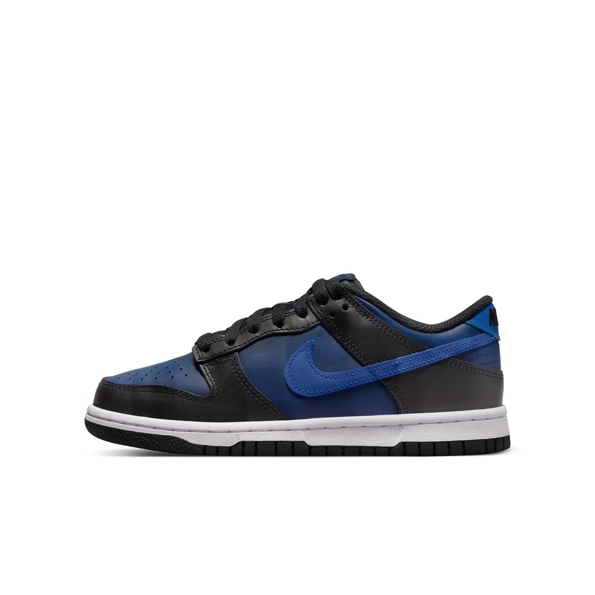 NIKE Dunk Low "Midnight Navy" Unisex Basketball Trainer Shoes - Fashion Sport Footwear with Toe Perforations, Rubber & Synthetic Build for Sports, Outdoor Use, Fashion Sport Shoes