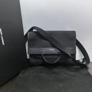 Pre-owned Yves Saint Laurent Canvas Shoulder Bags YSL 7.8'' R14359 Shoulder Bag C12025504403 0319 T2 Ella