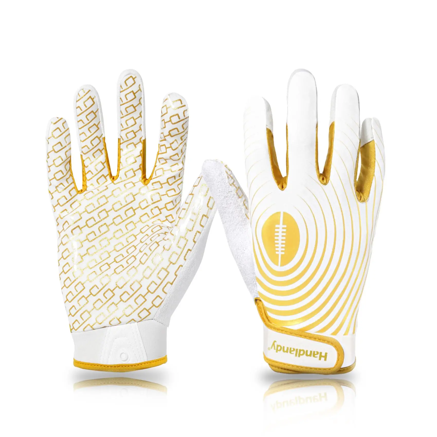 Eid Al-Adha Football Gloves for Adults and Youth (1 Pair), Summer Lightweight and Flexible Sports Baseball Football Accessories, Hand Protection Glove