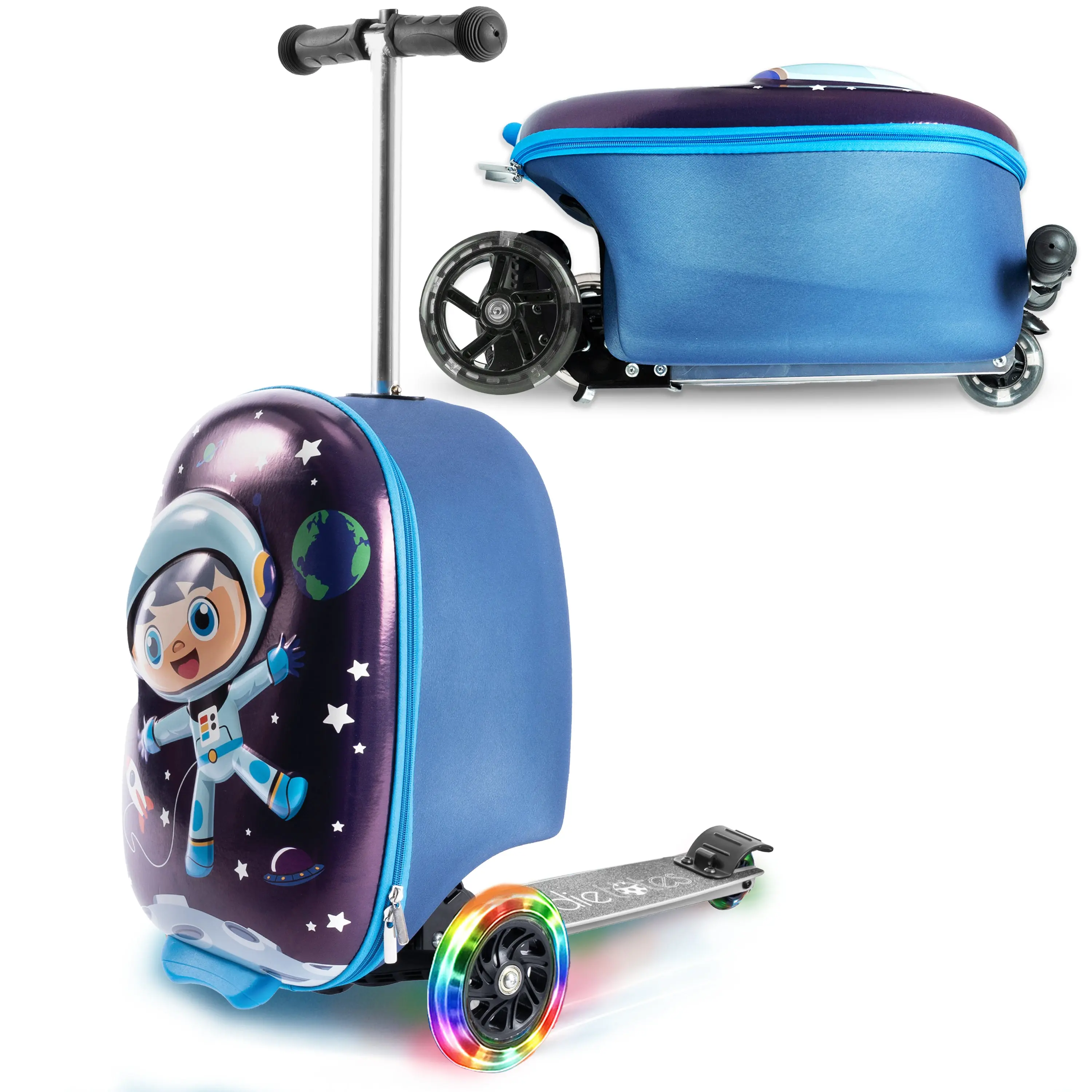 Space Boy Kids Carry-On Scooter Luggage Space Boy Kids Carry-On Scooter Luggage