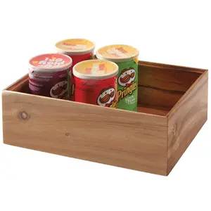 GET Enterprises WB-1294WD-UR Urban Renewal 12" x 9" x 4" Urban Rustic Rectangular Stackable Wood Display Box WS-375WB1294WUR