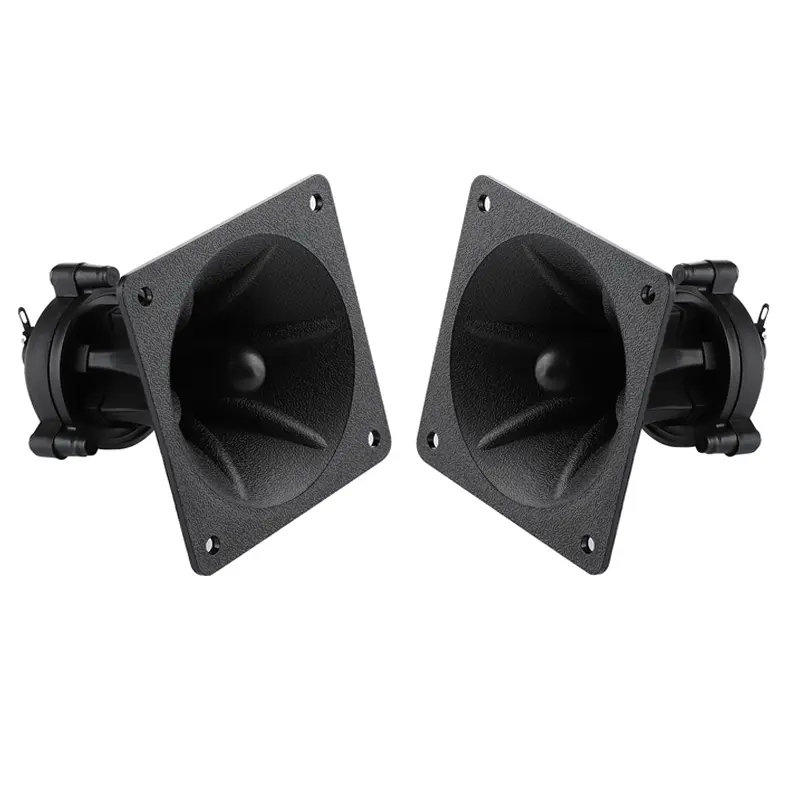2Pcs/Lot 85 * 85Mm Cordless Piezo Tweeter Loudspeakers - 150W 20kHz Ceramic Buzzer, 1800mAh, High Output, Wired Input, Compact Portable, Stereo for Mobile Phones & Electronics Audio Use, Smartphone, Music Setup