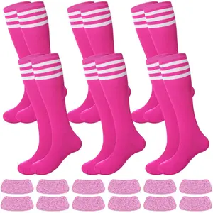 2/12/16/24 Pairs Sport Accessories Softball Soccer Socks Glitter Eye Black Stickers for Youth Women Cheer Supplies
