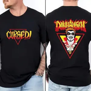 Danhausen Cursed T-Shirt, Sweatshirt, Hoodie, AEW Wrestling Fan Merch, Very Nice Very Evil Gift, Pro Wrestling Tee 2026, Fashion Cotton, Full Colors, Full Sizes, For Men, For Women