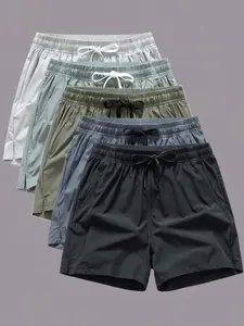 Boyfriend Style Men's Sports Quick-Dry Running Training Fitness Shorts, Unisex Outdoor Beach Shorts