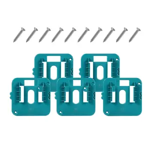 Battery Holder for Makita 18V Battery Mounts, Portable & Compact Battery Holder with 10pcs Screws, Durable Tool Organizers for BL1860 BL1850 BL1840 BL1830