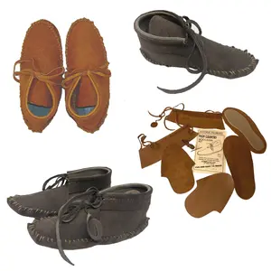 High Country Handmade Moccasin Leather Craft Kit - Make Your Own Moccasins - Men - Women - DIY Leathercraft Project
