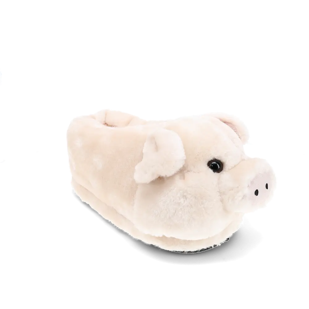Pink Pig Plush Animal Slippers - Charming Design, Unmatched Comfort, Non-Slip Sole, Perfect Gift for Animal Enthusiasts, Indoors Use