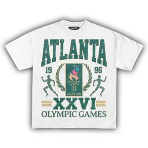 18096 Atlanta Summer Games Centennial Vintage Unisex T-Shirt 180trendy t-shirts cotton graphic tees