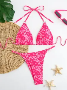 Stylish Digital Print for Women, Sexy Casual Beachwear for All Seasons, Tight-Fitting Fabrics for Ultimate Comfort, Flower Print Bikini, Summer Beach Bikini, Floral Bikini, Printed Bikini Set