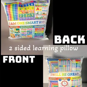 Grow with me learning pillow