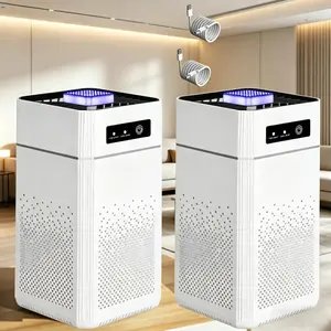 2 Sets Large Room Air Purifier with Filters USB Charging Cable, Remove Odors And Dust Air Purifiers for Home Bedroom Room Office#fathersdaygift